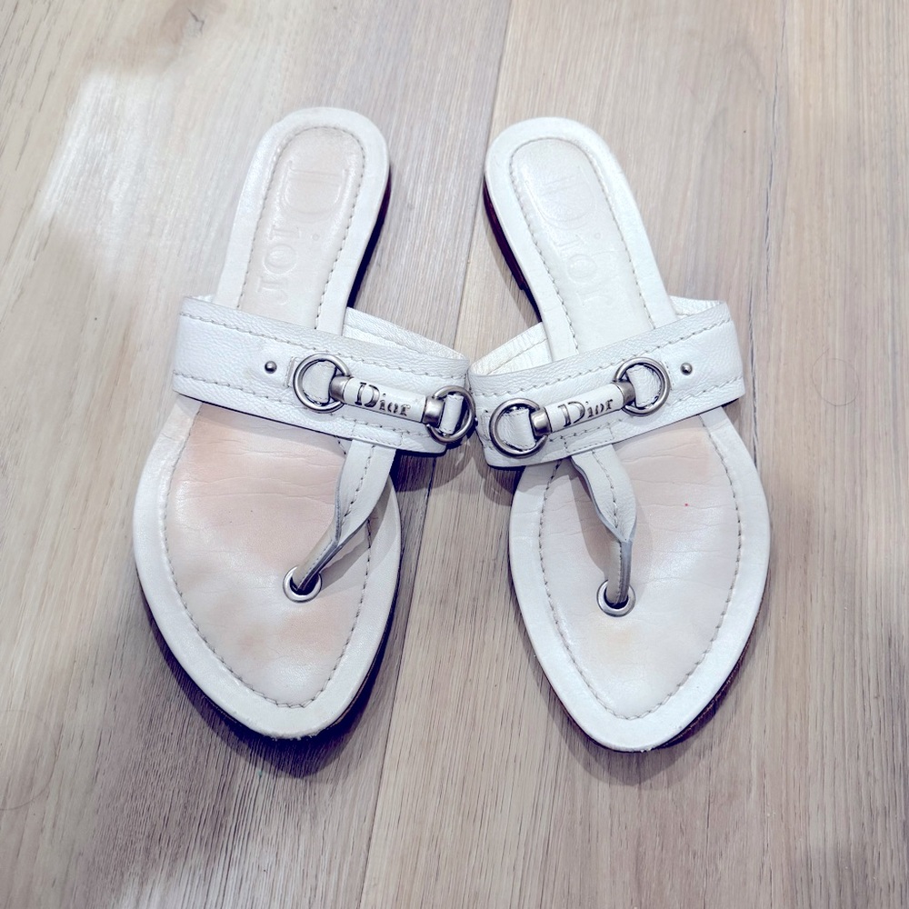 Dior vintage logo sandals size 36 us 6